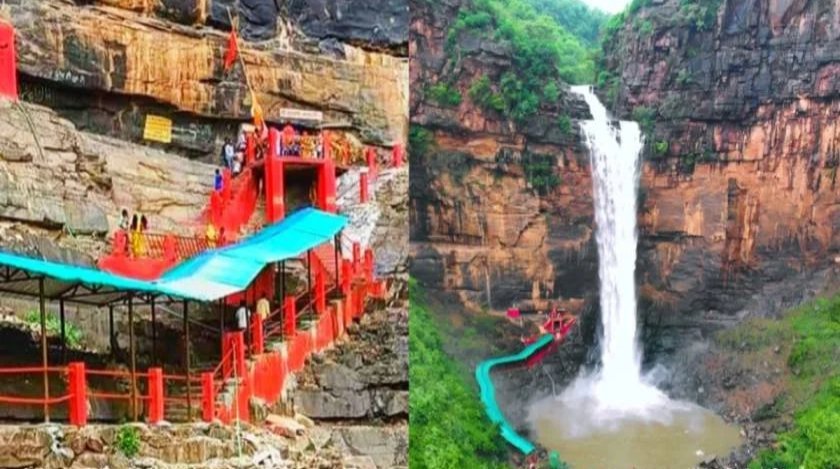 Rohtas Bihar beautiful waterfall Tutla Bhawani Rohtas